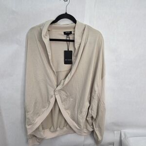 Heyson Cream 1 Button Cardigan